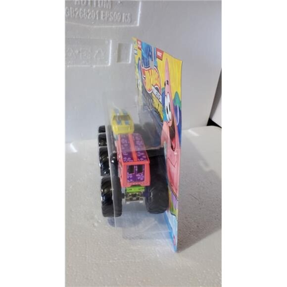 Hot Wheels Monster Trucks SpongeBob SquarePants vs Patrick Demolition Double 2PK - Picture 3 of 6